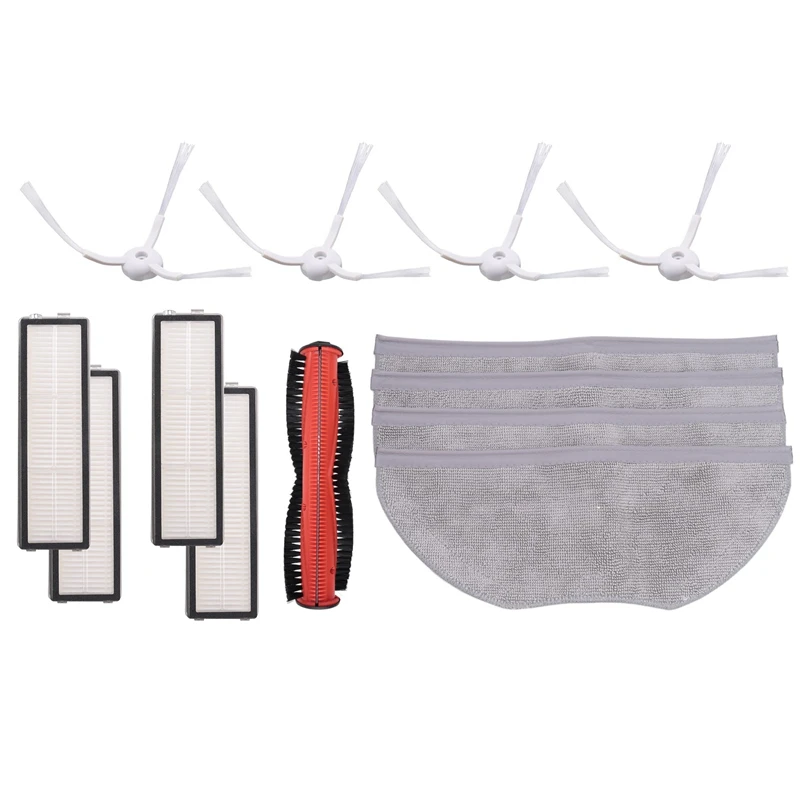 

Запасные части для робота-пылесоса Xiaomi S10T STFCRO1SZ, боковая щетка, Hepa-фильтр, сменная Швабра