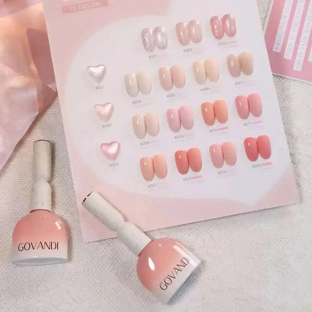 Hochwertige koreanische Gel politur Set Herbst Winter Farbe Gel Kit Nagels tudio Großhandel Marnicure UV LED Nagellack Set einweichen