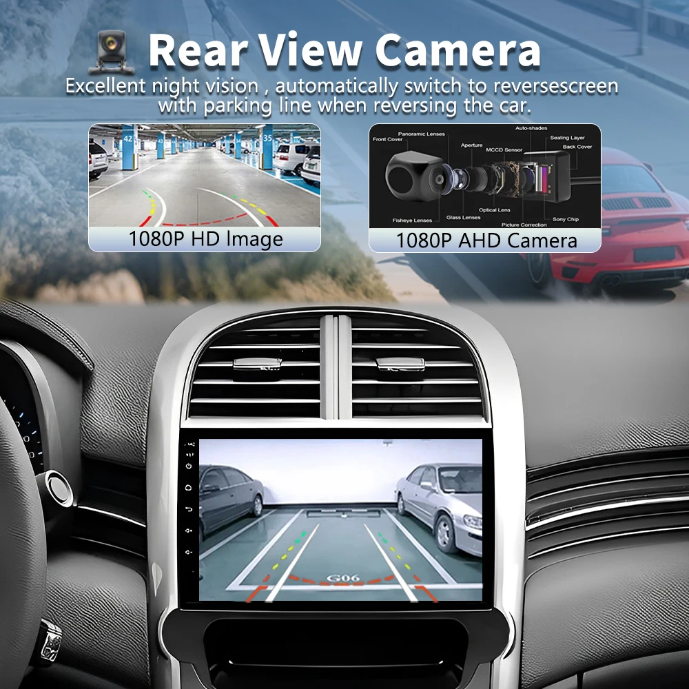 Android 16 Carplay Auto For Chevrolet Malibu 2012-2016 2 Din Car Radio Auto radio GPS Navigation Multimedia Video Player Stereo
