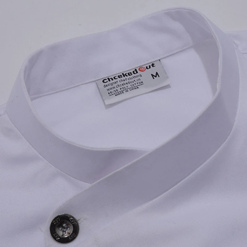 Conjunto de chaqueta y delantal de Chef para hombres y mujeres, uniforme de cocina profesional para restaurante, traje de cocina, ropa de trabajo para camarero y camarera