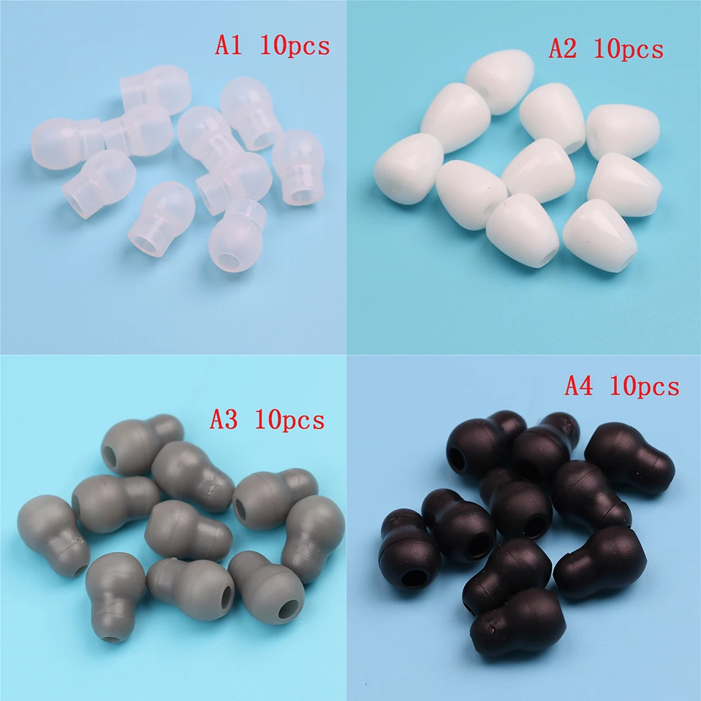 10Pcs Silicone Stethoscope Ear Tips for Littmann, Soft Reusable Earpiece Plugs