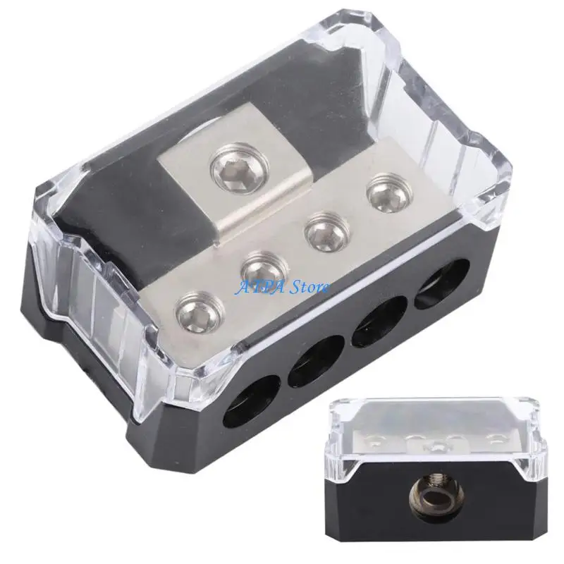 U13C Reliable Car Speaker Power Ground Wire Distribution Block for Car Modification