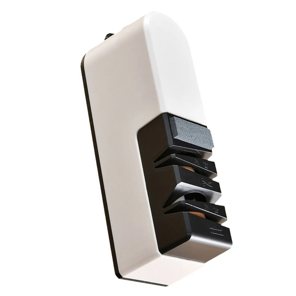 

Electric Knife Sharpener Household Sharpening Tool Ergonomic Non-Slip Design Quick Cutter Sharpener for Kitchen Scissors