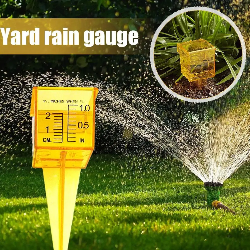 

Portable Rain Gauge Outdoor Flowerpot Sprinkler Gauge 1.5 in Rain Guage 1/10 Pcs