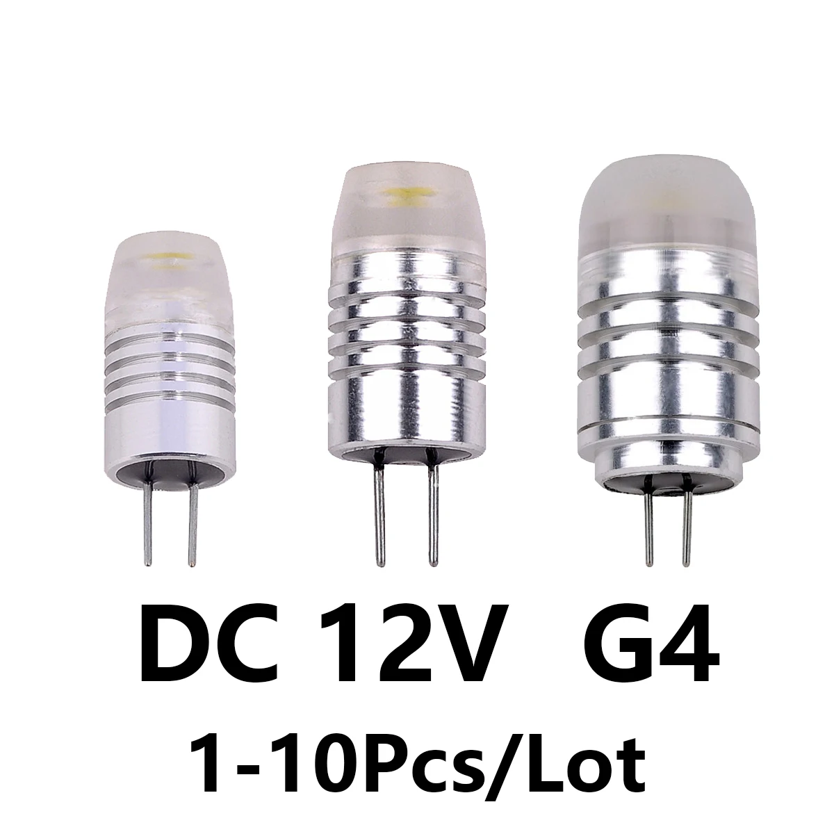 1-10PCS DC/AC 12V LED MINI G4 COB car lights 2W 3W High Light Efficiency Strobe Free For Crystal Chandelier Kitchen Study Toilet