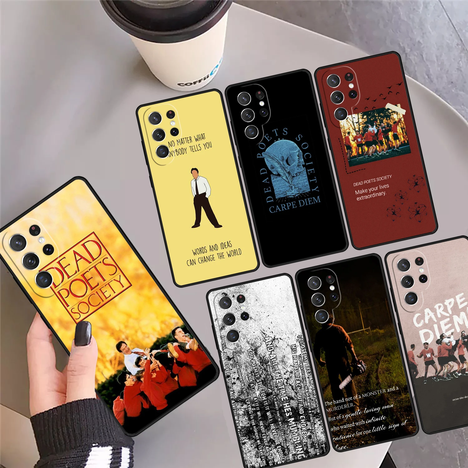 

Dead Poets Society Five Centuries Of Ver Phone Case Cover For Samsung Galaxy S24 S25 Ultra S23 S22 Plus S21 FE S20 Note 20 Pro