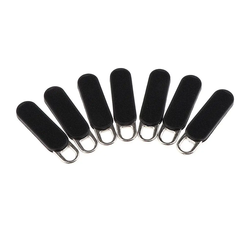 20 Pcs Zipper Pull Puller Fit Zip Slider Tag Fixer Cord Tab Replacement Clip for Jeans, Trousers, Skirts, Coats