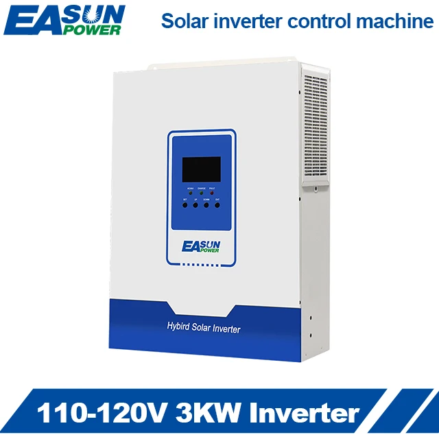 Easun New Fashion Solar Energy System Inverter Hybrid Low Frequency 24v 3kv 3000w 110v 120v MPPT Hybrid Solar Inverter With GPRS