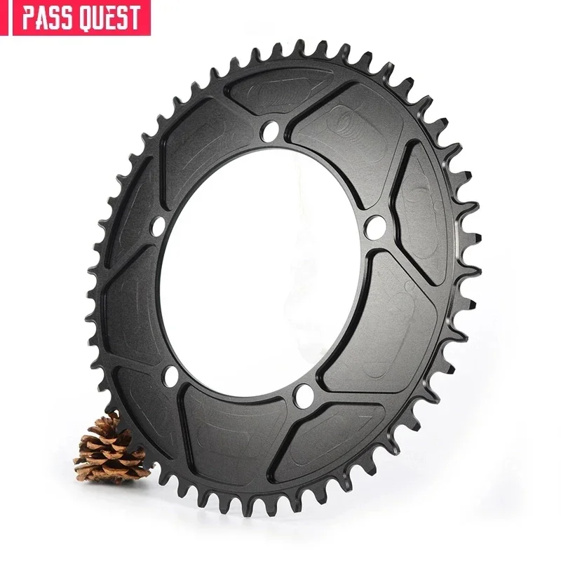 PASS QUEST-Cadena de bicicleta de carretera cerrada, Piñón 130BCD para manivelas APEX 3550, 42-58T, accesorios para bicicleta