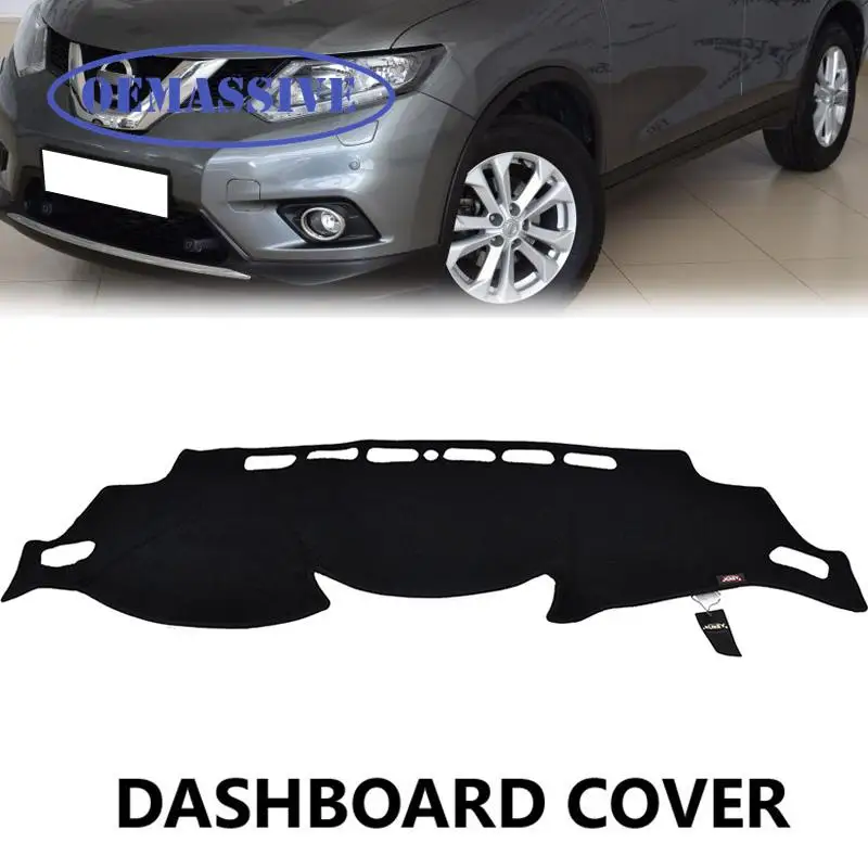 OEMASSIVE FIT FOR 2014 2015 2016 NISSAN ROGUE X-TRAIL DASH MAT COVER INSTRUMENT STICKER INTERIOR DASHBOARD CARPET PROTECTIVE PAD