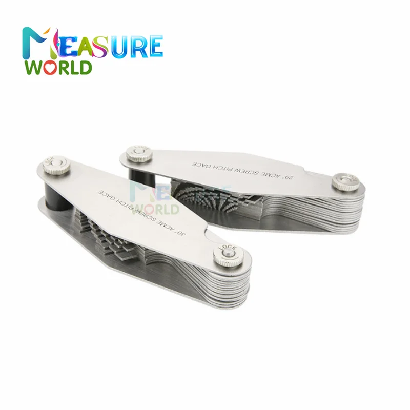 T موضوع مقياس ACME 29 / TR30 اختياري المسمار الملعب أداة قياس المسمار موضوع مقياس المحسس أدوات قياس
