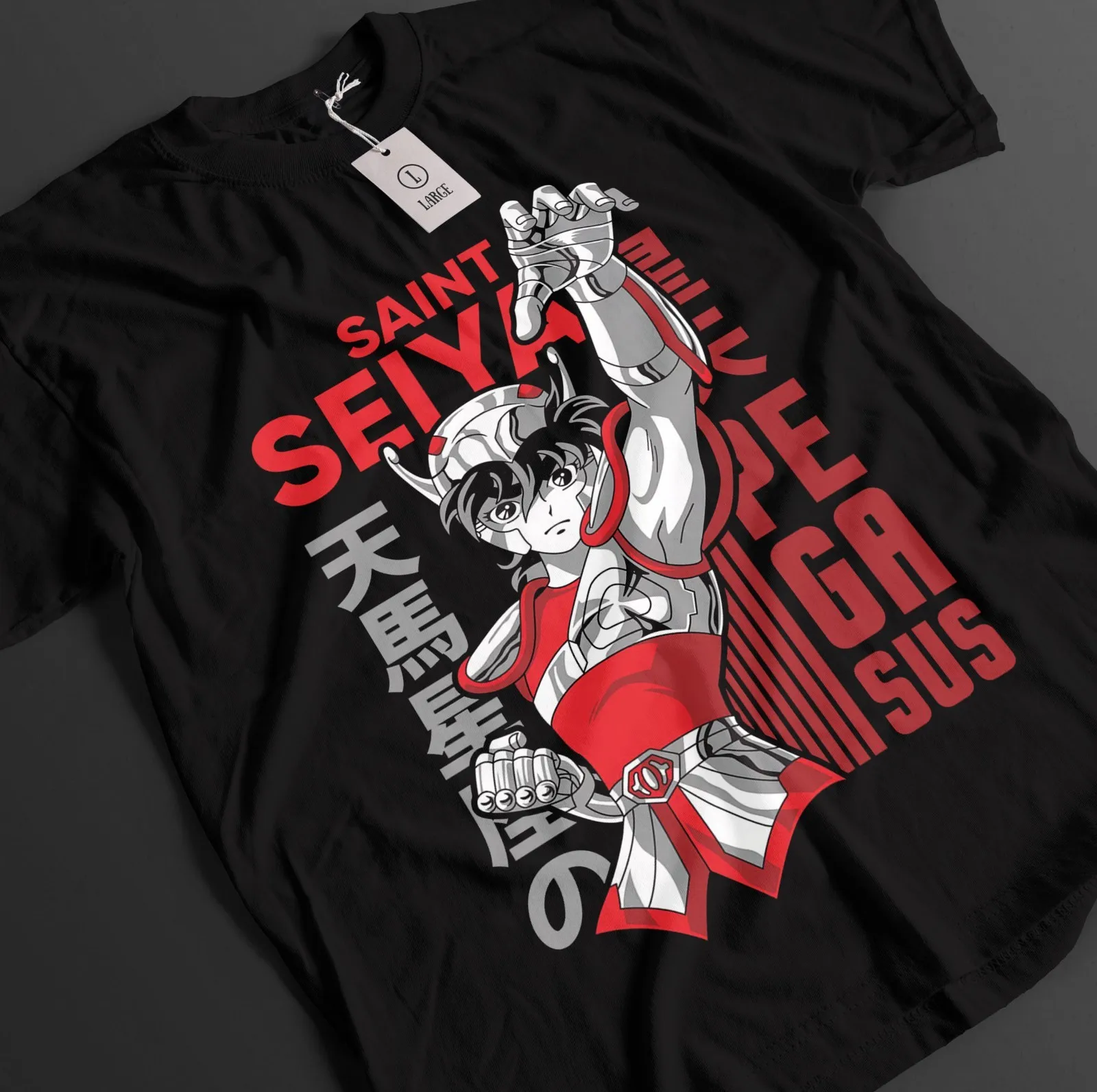 Saint Seiya Shirt Shiryu Tshirt Hyoga T-Shirt Shun Top Ikku Anime Graphic Tee