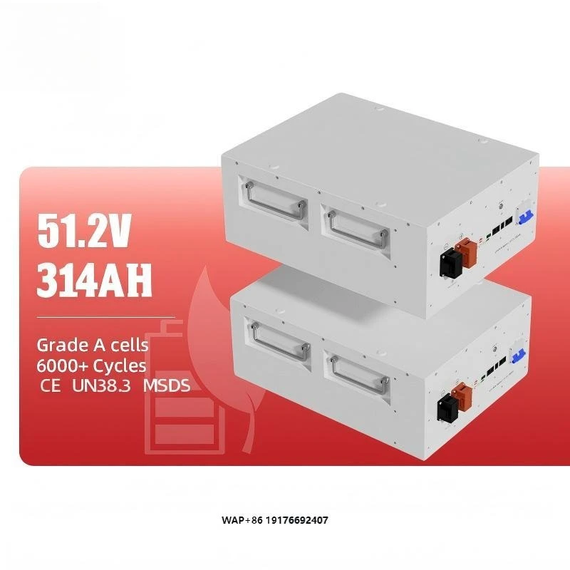 

Lithium Ion16kwh Energy Storage Batteries Low Voltage 48V 51.2v 314ah Lifepo4 Battery for Home Solar Power System