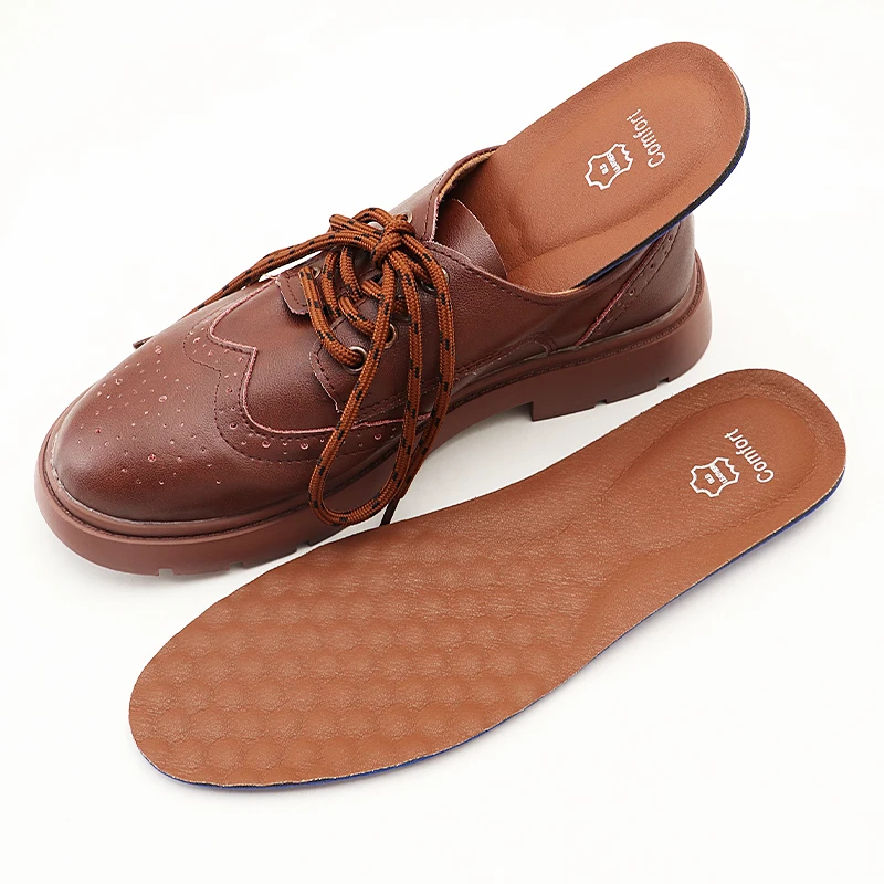 

Premium Leather Shoe Insole for Flat Footed Orthopedic Arch Support Plantar Fasciitis Feet Pad Shock-absorbing Cushion Protector