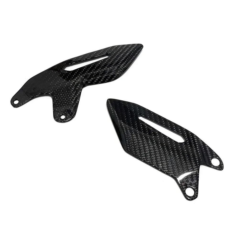 

100% 3k Carbon Fiber For Kawasaki Ninja H2 H2R 2015-2024 Motorcycle Accessories Foot pedal decorative protection board