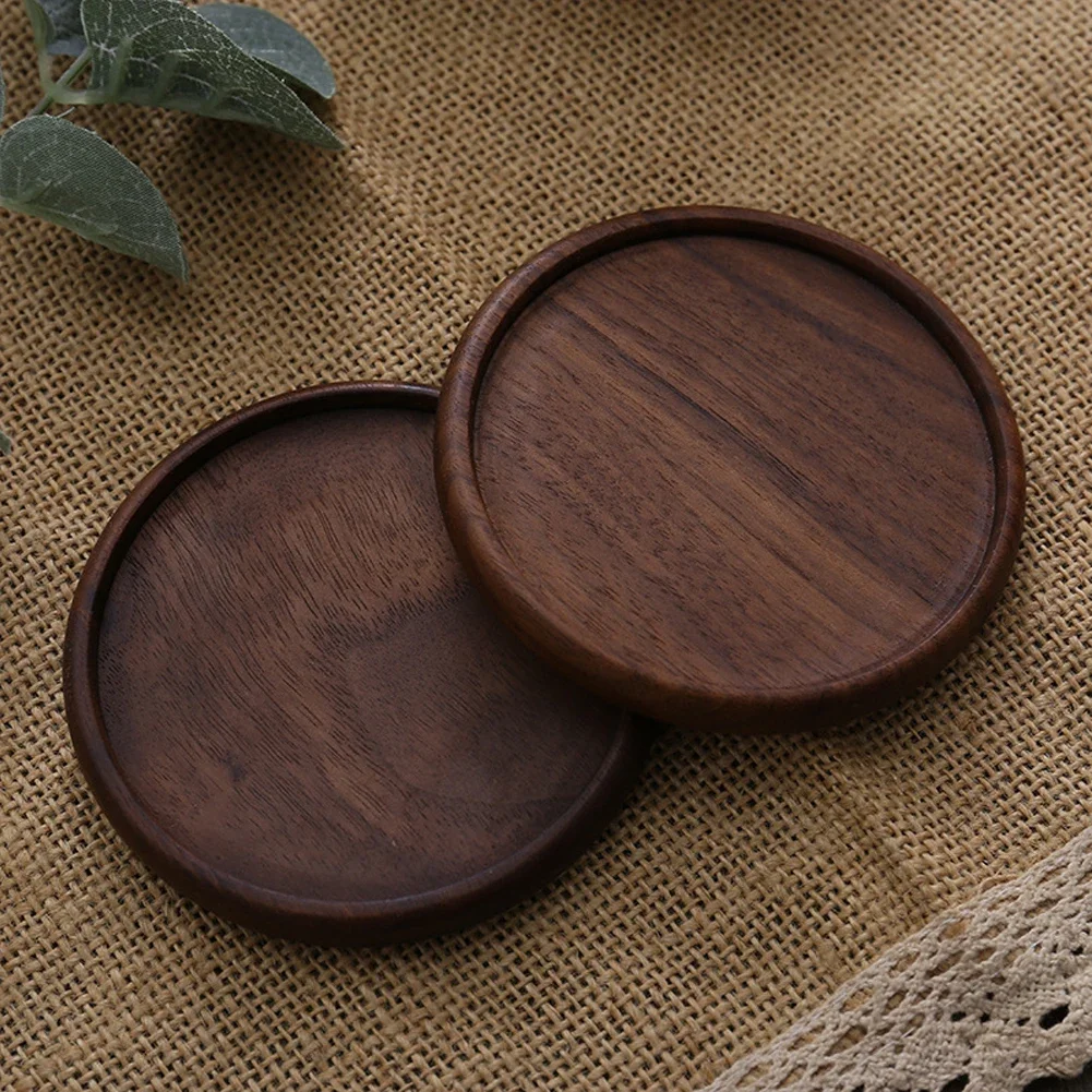 

3.47 Inches Round Wooden Slice Cup Mat Coaster Tea Coffee Mug Drinks Holder For DIY Tableware Decor Kitchen Decor Home Coaster