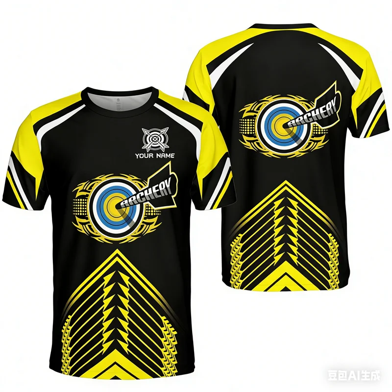 Camiseta deportiva con diseño de nombre personalizado para hombre, camisetas de manga corta con cuello redondo transpirables con estampado 3D, jersey de secado rápido a la moda