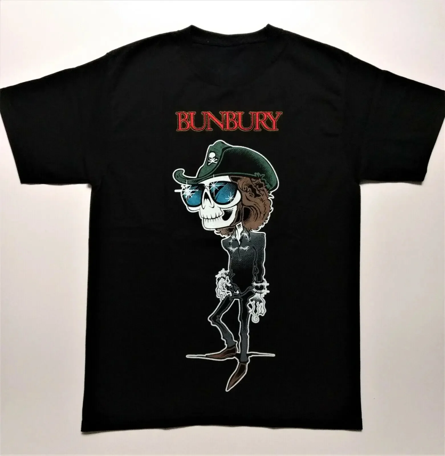 BUNBURY-Camiseta de manga corta con cuello redondo, Tops holgados informales de algodón, ropa de calle de moda, Tour de México, 2022