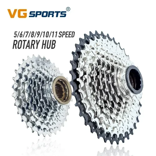 Imagen 2 del producto Piñones de rueda libre para bicicleta deportiva VG, 5/6/7/8/9/10/11 velocidades, tipo de rosca 5s 6s 7s 8s 9s 10s 11s 28T 32T 36T, piñón de bicicleta