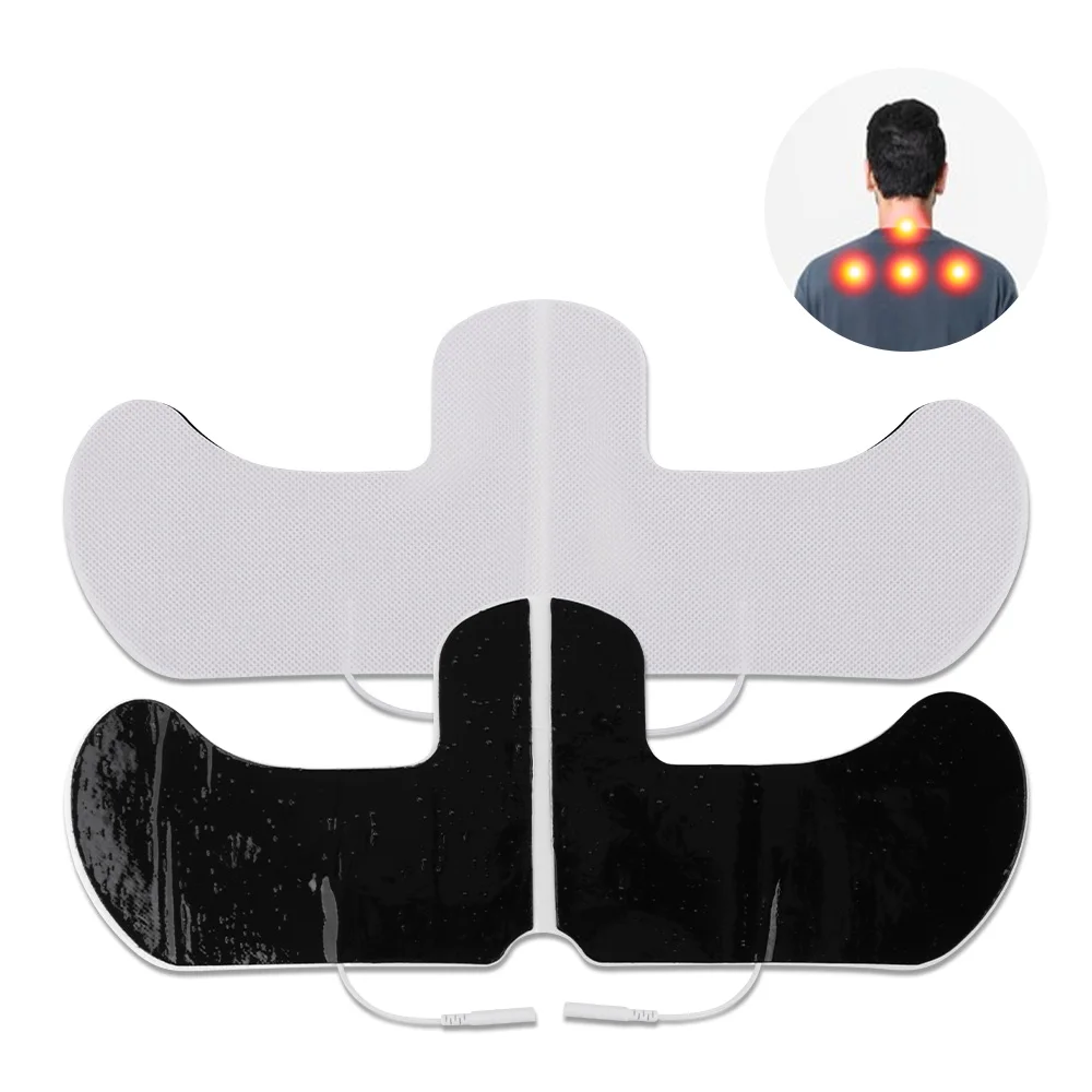 2/3/4 szt. Elektrody TENS żel do masażu ramion i talii masażer pleców EMS stymulator mięśni samoprzylepna elektrodka łatka