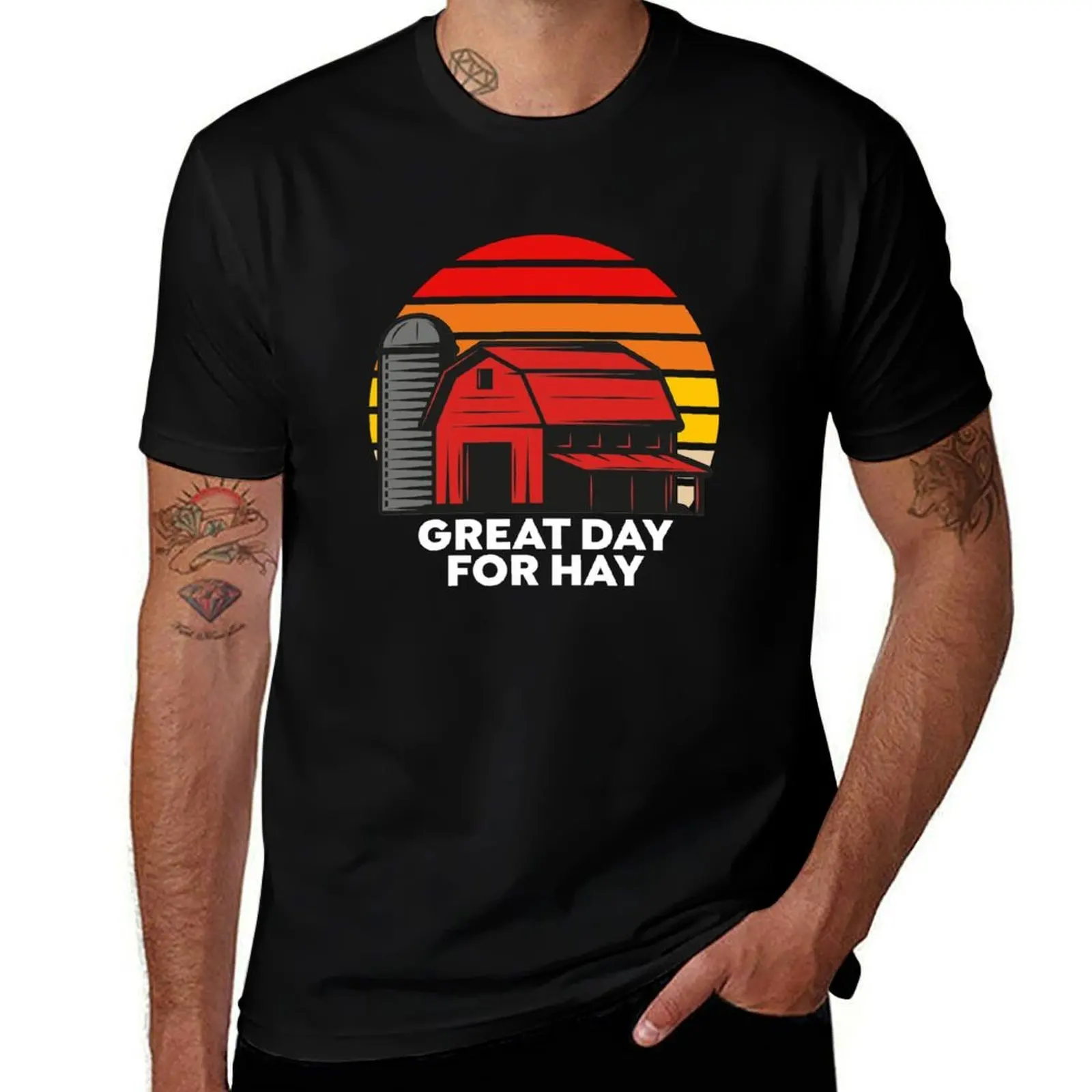 

Letterkenny Good Day For Hay T-Shirt t shirt man cotton t shirts cotton 100% g man t shirts for men T-shirt