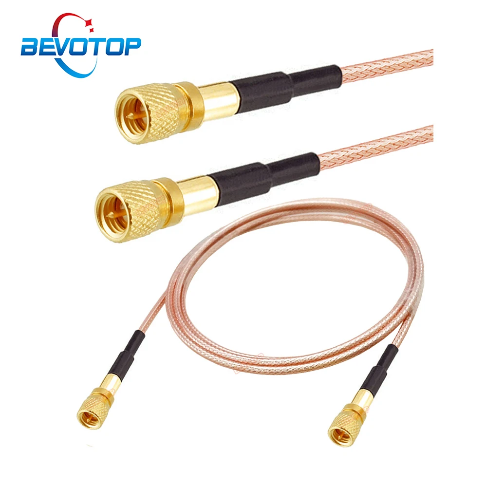 L5 M5 to M5 RG316 Cable Male to Male 50 Ohm RG316 RF Coaxial Pigtail Jumper for Ultrasonic Flaw Detector Acceleration Sensor