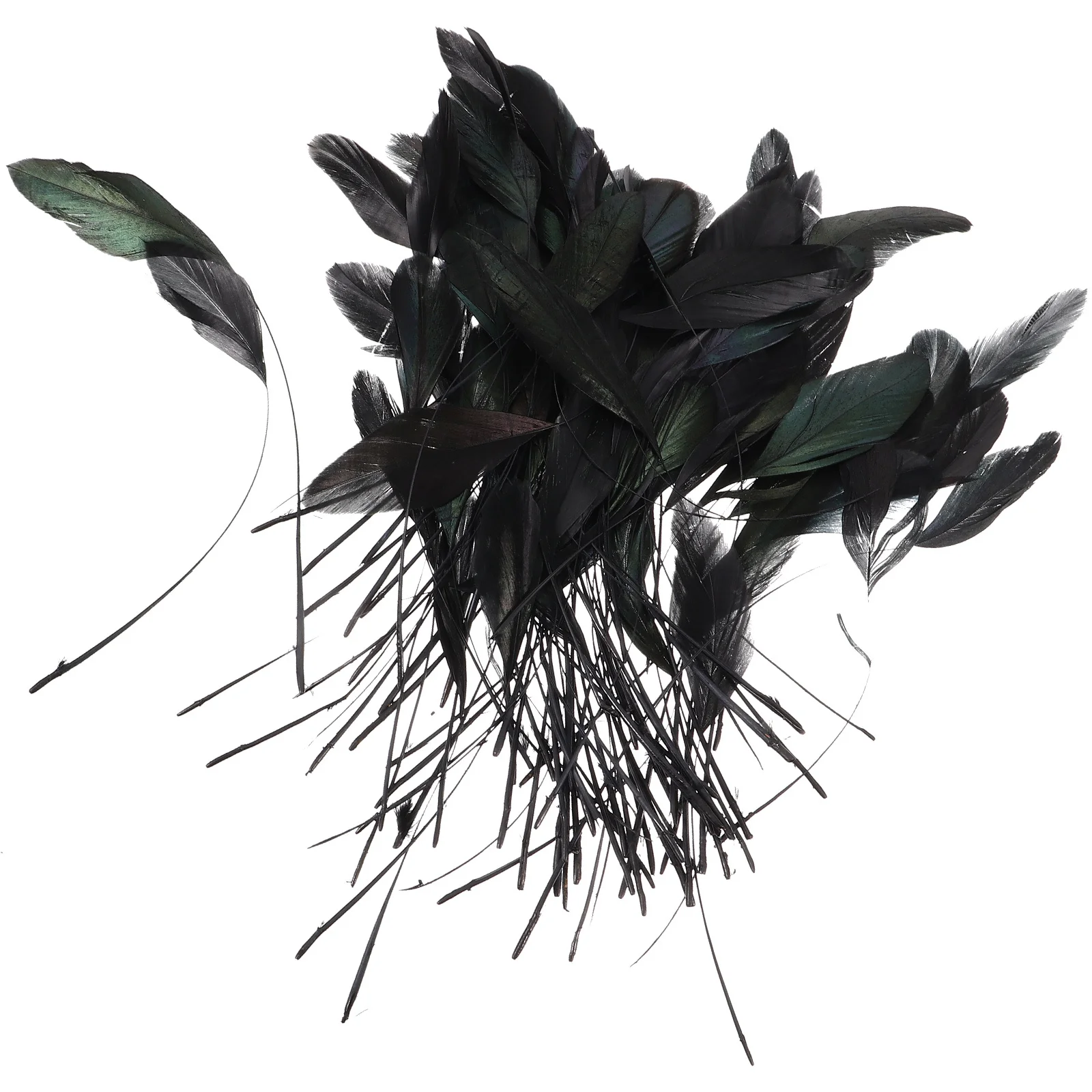 

100Pcs Black Craft Plumes Chicken for DIY Dreamcatcher Making Party Decorations Centerpieces Home Decor