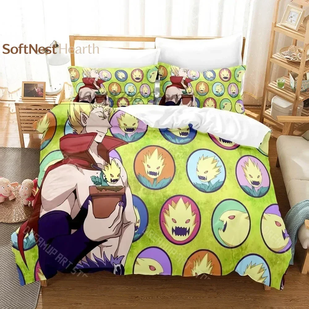2026 3D Print Welcome To Demon School! Iruma-kun Anime Bedding Set Single Twin Full Queen King Size Bed Set Adult Kid Bedroom Du