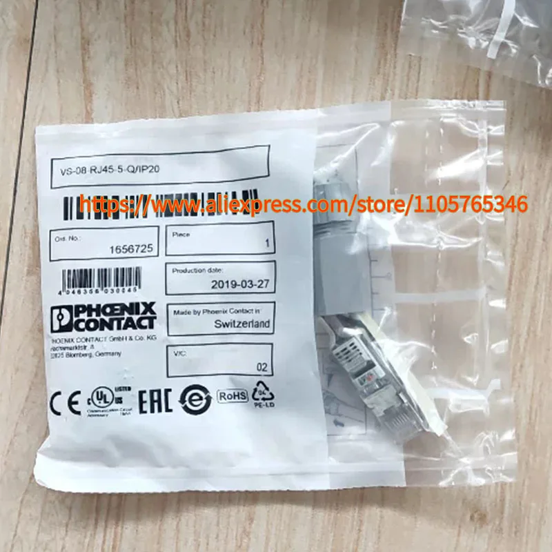 1pcs VS-08-RJ45-5-Q/IP20 1656725 RJ45 Connector 100% Original Phoenix Contact