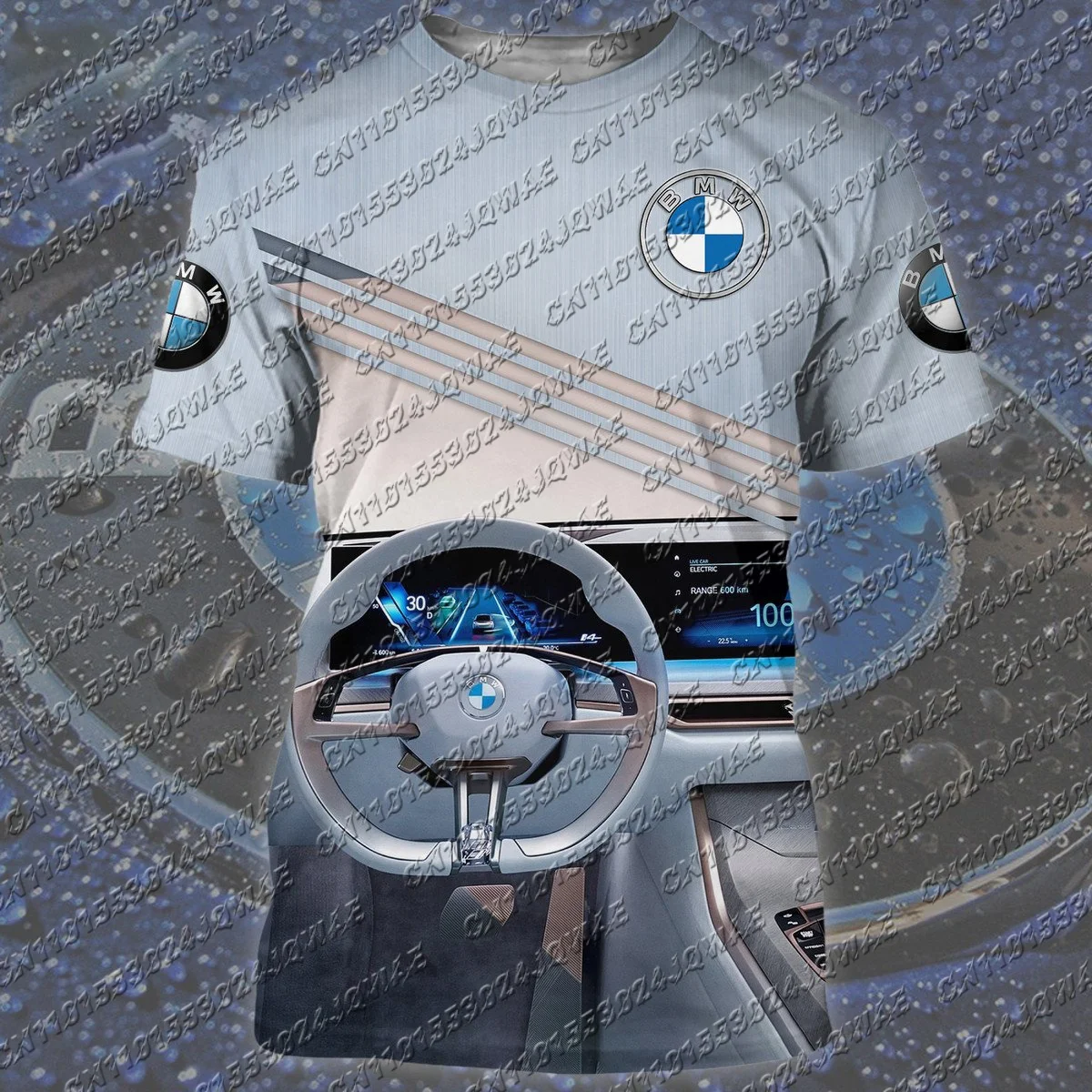 

New Bmw Future Technology Shirt New Racing Interior 3D Printed Top Men's Oversized Breathable Quick Drying Sports Jersey
