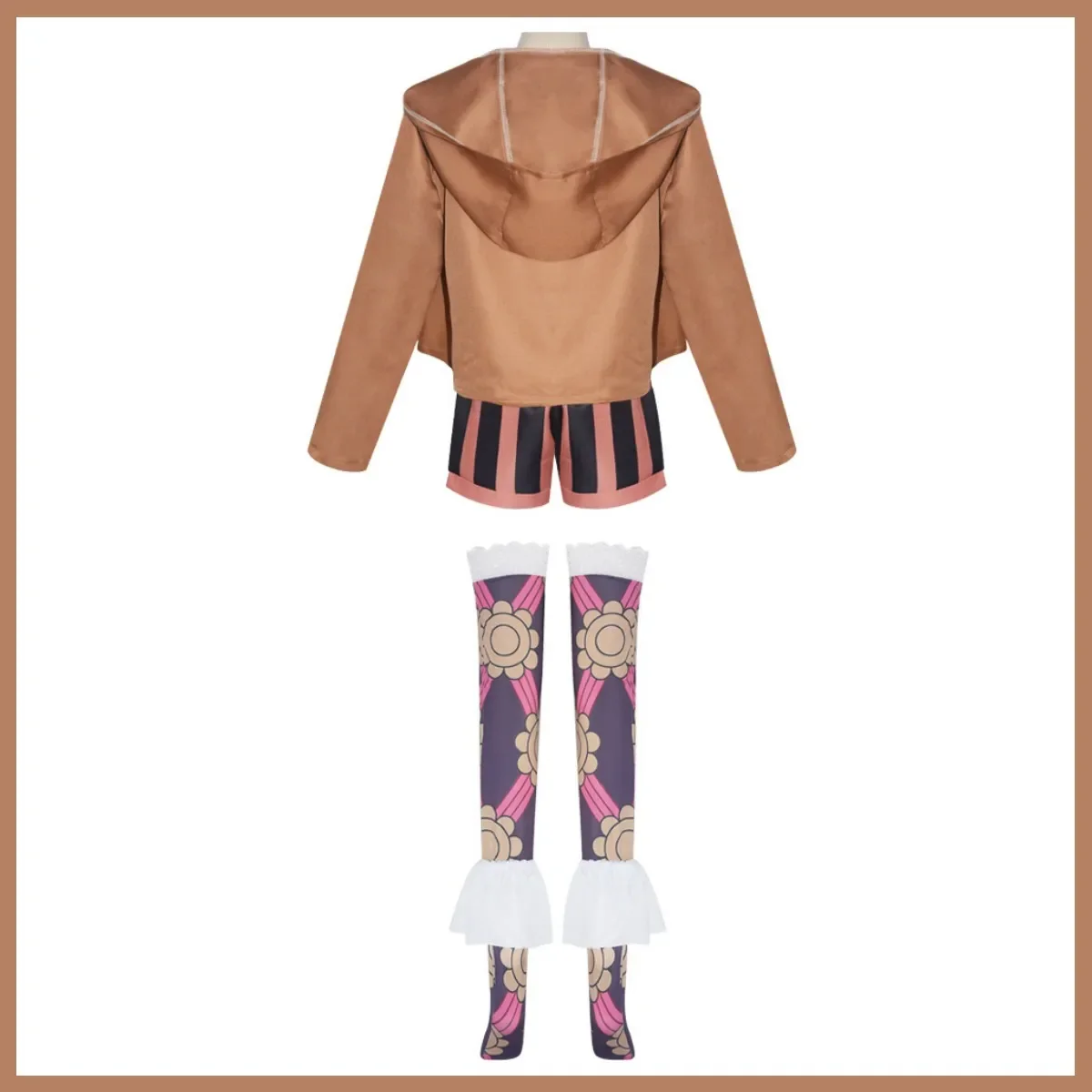 Costume de Cosplay de l'Animé Bonney Sabaody Island pour Femme Adulte, Manteau à Capuche, Uniforme, Short, Perruque, Sexy, Carnaval, Halloween, Trempé