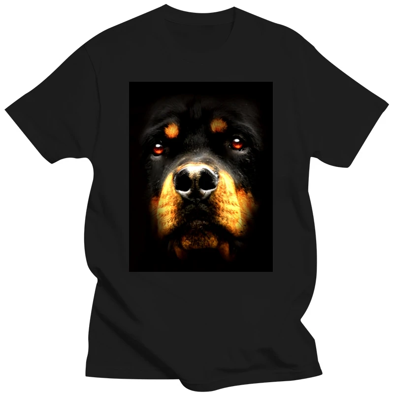 Rottweiler Dog Face Animal Lover Paws Pet Family T-shirt