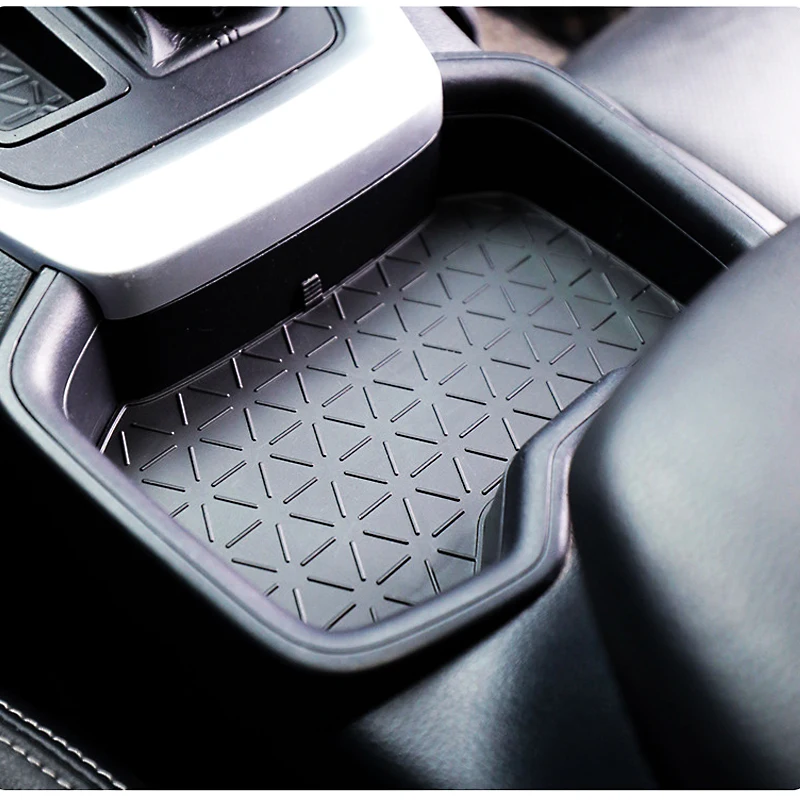 For Toyota RAV4 XA50 2019 - 2021 2022 2023 2024 Storage Box Protector Mat TPE Pads Noise Reduction Central Console Organizer Pad