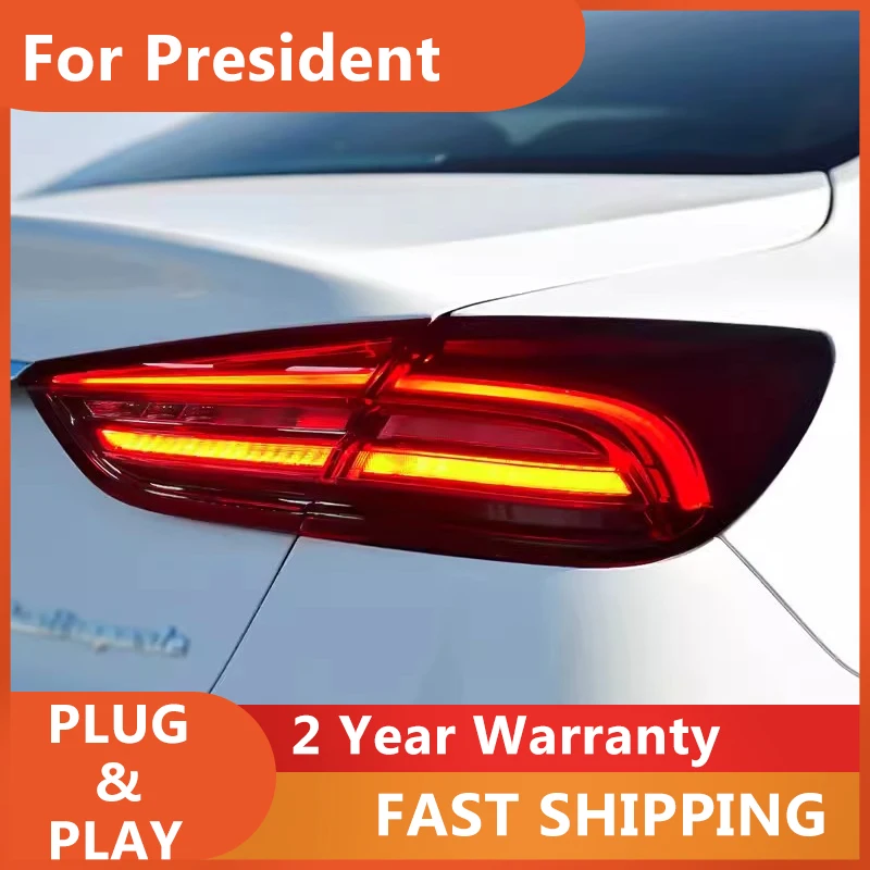 

Car Accessories for Maserati President Tail Light 2013-2017 President Taillight Rear DRL Fog Brake Turn Signal Reversing