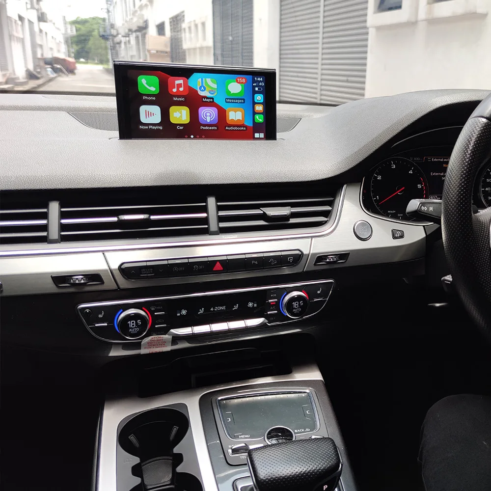 วิทยุติดรถยนต์ Android 12สำหรับ Q7 Audi 2016 - 2019 Navi เครื่องเล่นมัลติมีเดียสเตอริโอ autoradio เฮดยูนิตหน้าจอ CarPlay