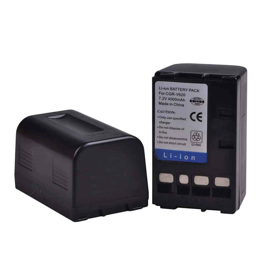 4000mAh CGR-V620 Bateria CGR-V14S CGR-V610 CGR-V26S V610 V620 Battery for Panasonic NV-RX14 NV-RX18 NV-RX24 NV-RX27 RX37 RX18B