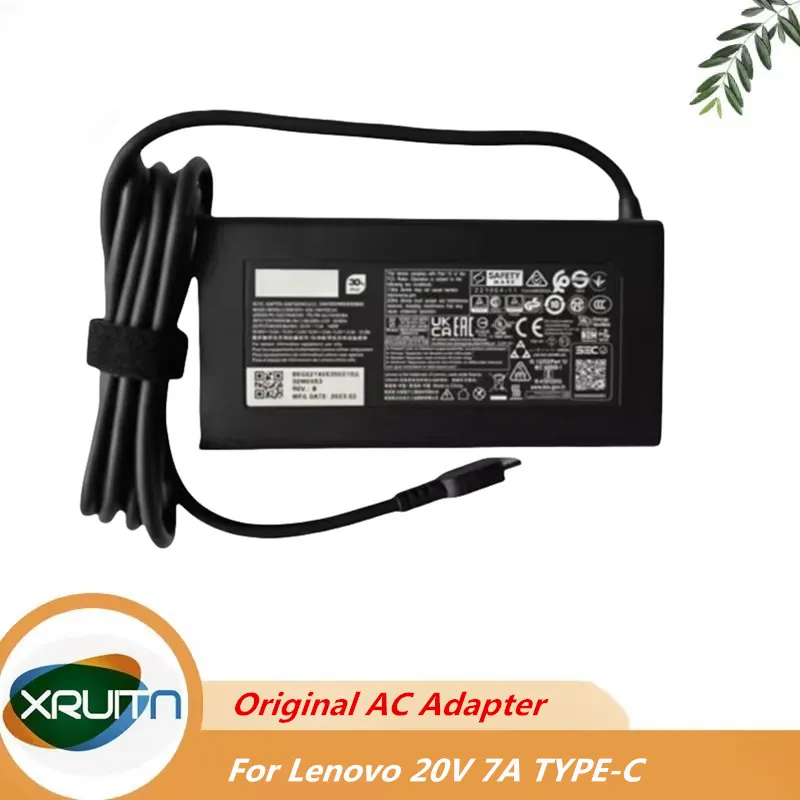 

Original AC Adapter Charger For Lenovo 20V 7A 140W Type-C ADL140YDC3A ADL140YCC3A ADL140YLC3A ADL140YAC3A Laptop Power Supply