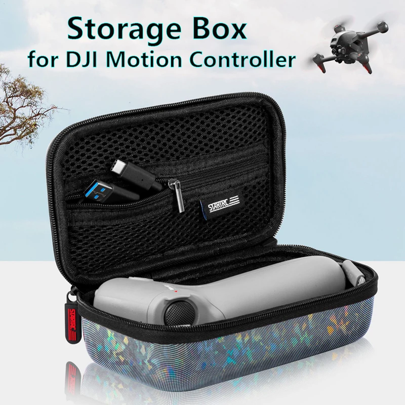 

for DJI Avata Motion Controller Storage Box DJI FPV Drone Remote Control Protective Portable Carrying Case Hard Shell Handbag