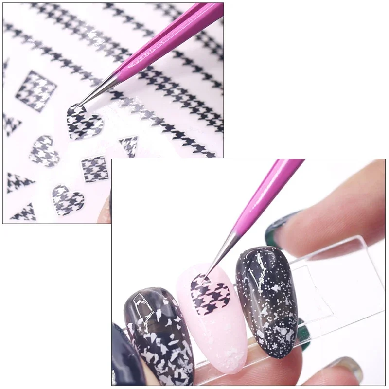 Pinzette in silicone a doppia estremità per trucco Estensioni ciglia Adesivi per unghie Strass Pick up Clip Pressing Head Tool