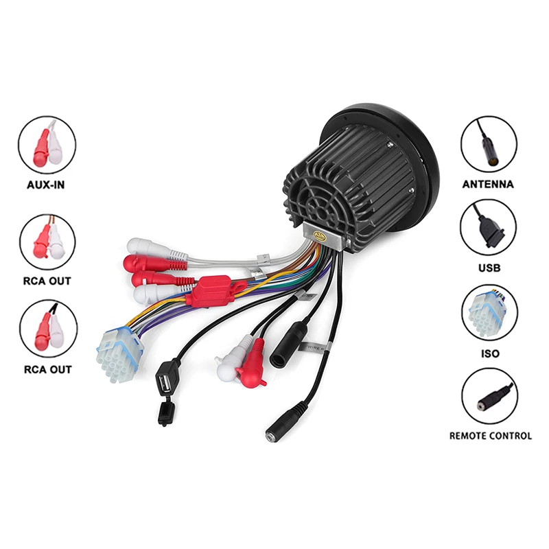 Airow auto Marine Waterproof stereo radio audio receiver MP3  inches marine waterproof speaker suitable for RV UTV golf cart