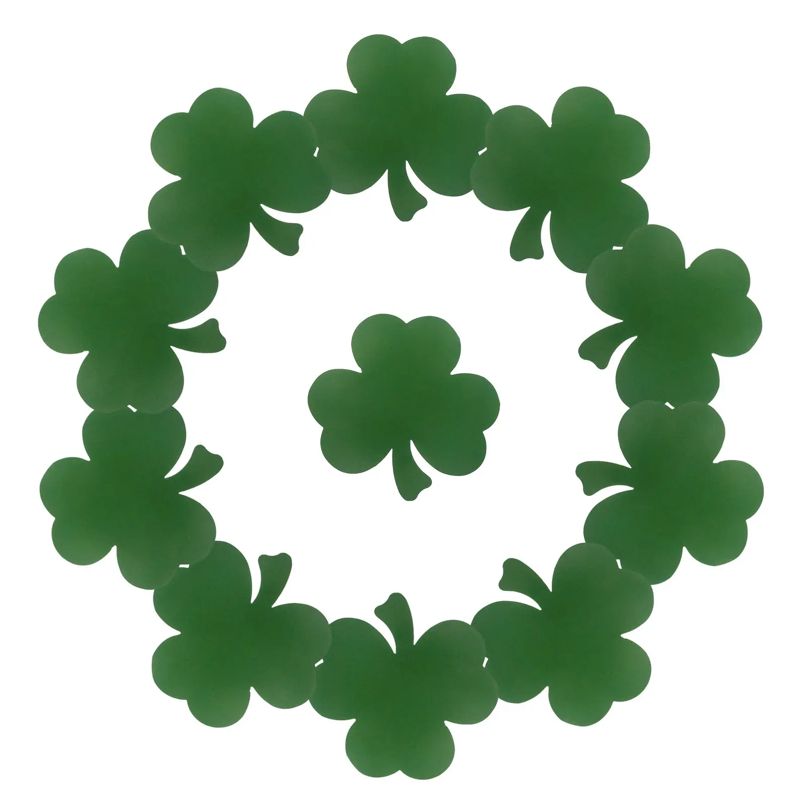 

40 шт. Декоративные элементы для доски объявлений в форме клевера, ирландские блестящие вырезки, весенние украшения для стола в стиле фермерского дома, открытки с рукописными надписями