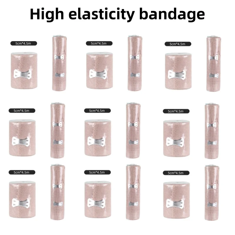 1/3/5PCS High Elastic Bandage Wound Dressing Outdoor Sports Sprain Treatment Bandage For First Aid Kits Accessories