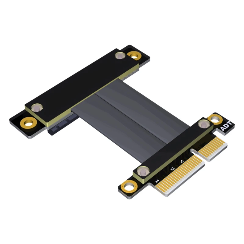  Reliable PCIe3.0 4X Extension Wire Featuring Shielding Protections And Corrosion Resistant Gold Contacts