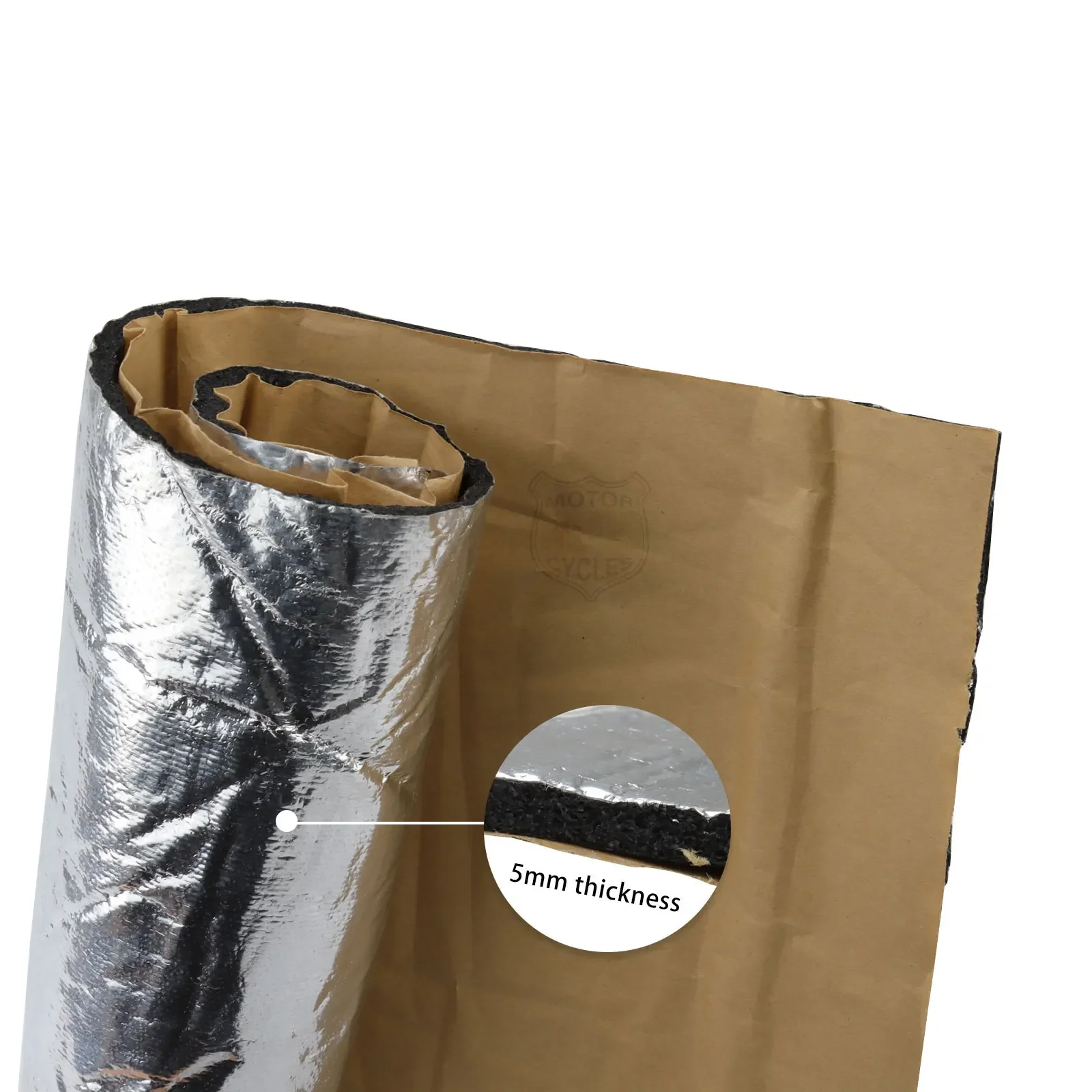 Universal apto para todas as bicicletas de pista de rua 50cm * 25cm carro motocicleta carenagem escudo térmico capa envoltório tubo isolamento térmico