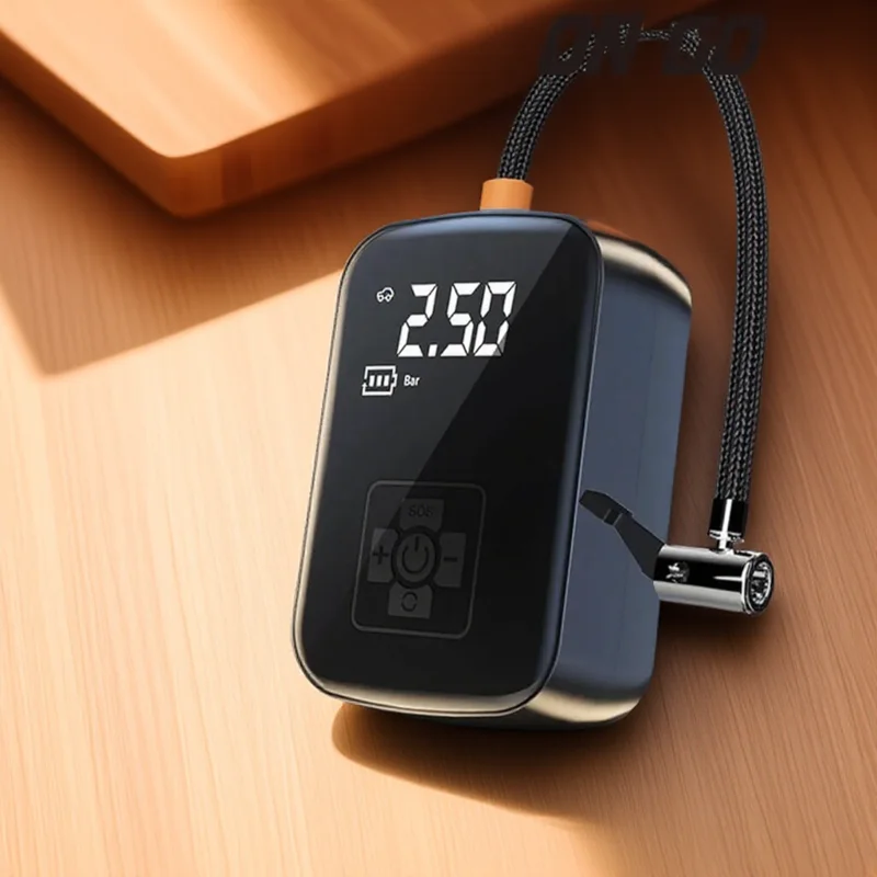 

Беспроводной автомобильный воздушный компрессор, насос для накачивания шин, цифровой ЖК-дисплей для мотоцикла, велосипеда, лодки, надувной шарик для шин