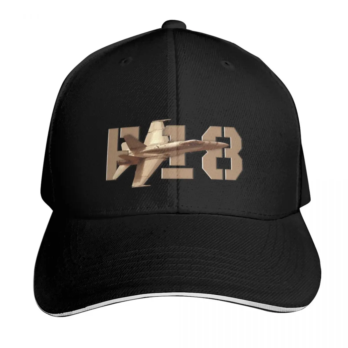 F18 Fighter Jet Airforce Defense Aviation Baseball Cap Summer Beach Travel Streetwear Hip Hop Trendy Vintage Retro Embroidered
