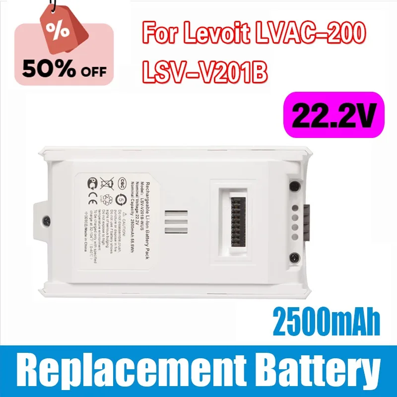 

Replacement Battery For Levoit LVAC-200 LSV-V201B Cordless Vacuum Cleaner