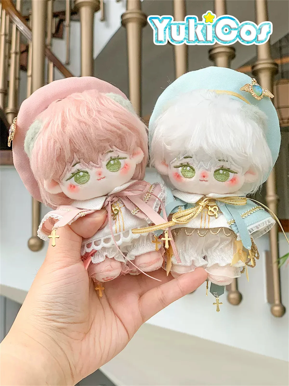 Kpop Idol Star Church Saint Sakura Cute Kawaii Costume Stuffed Plushie Plush 20cm Doll Doll\'s Clothes Dolls Accessories KN