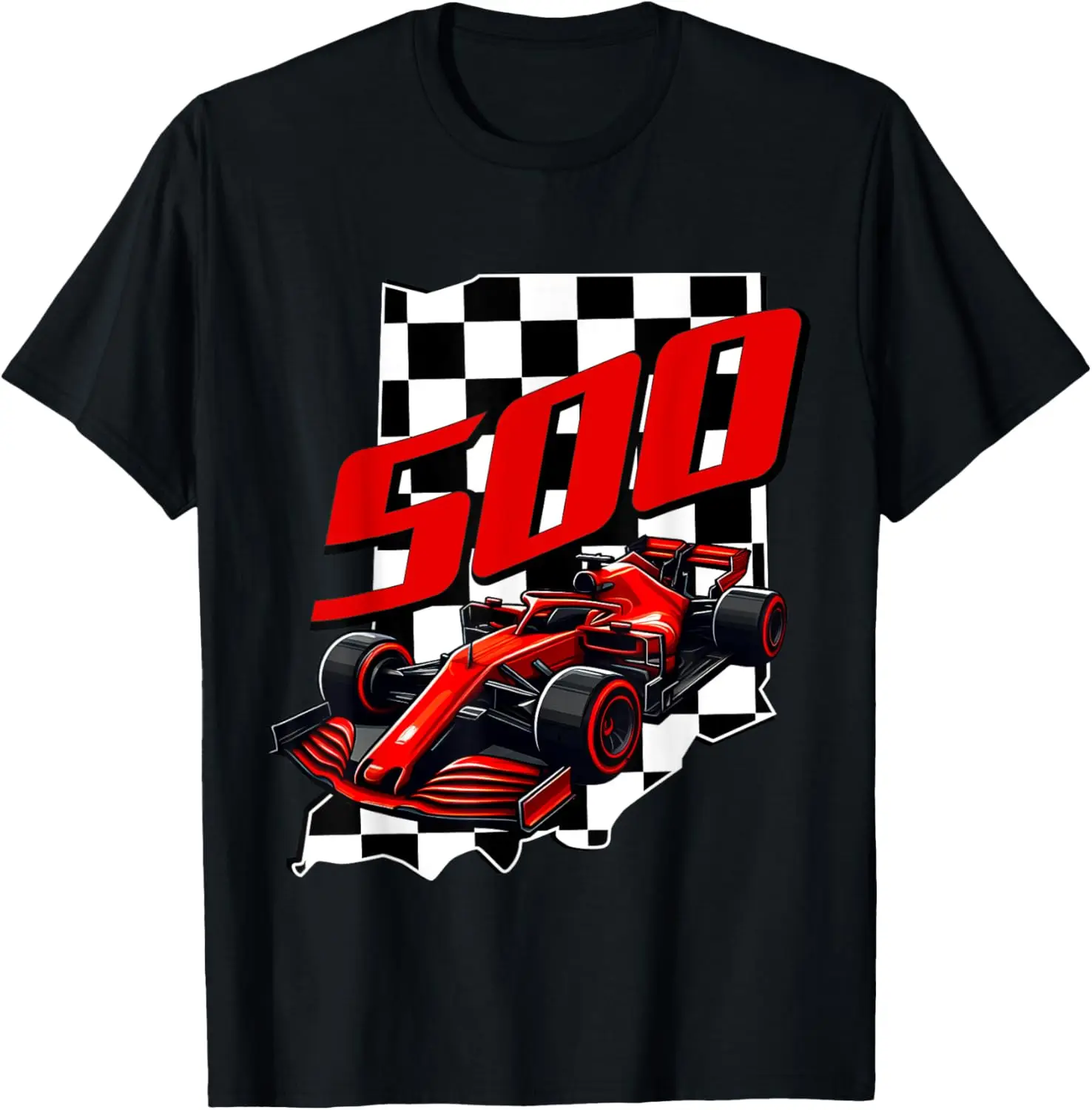 インディアナ州500レースカーTシャツ、フォーミュラレーシングカーTシャツ