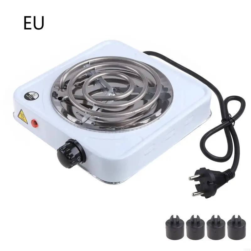 U0DE Portable Electric Iron for Burner Single Stove Mini Hotplate Coffee Heater for H